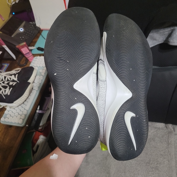 Nike Fly by Mid 2 Mens Shoes Size 12, Color: White/Silver/Blue - Picture 6 of 6